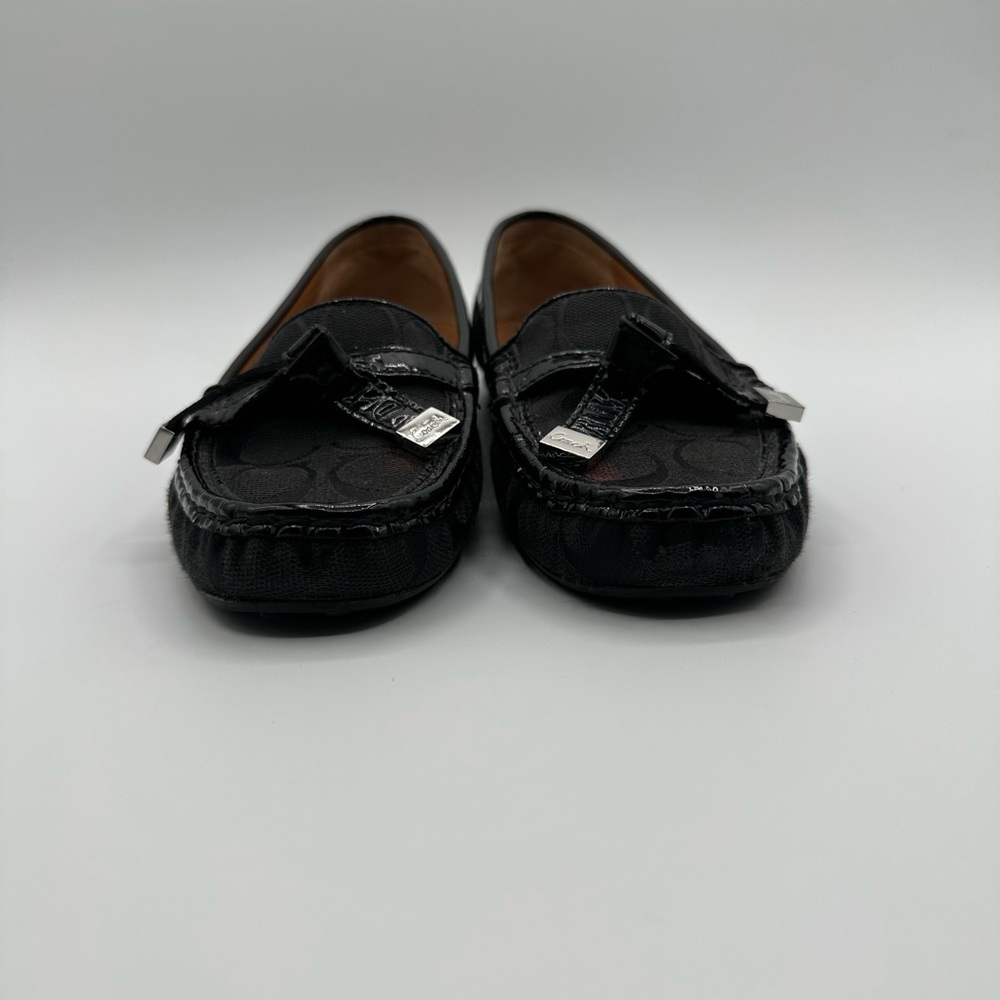 Coach Black Loafers with Tassels and Metallic Accent Women’s US 7 With The Box - Picture 3 of 16
